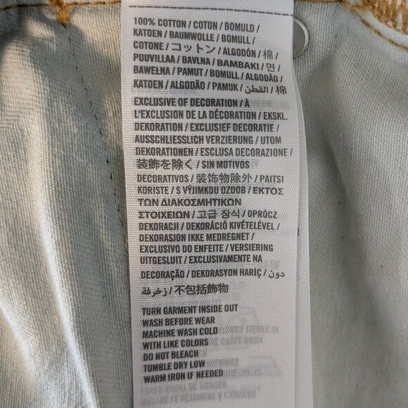 ABERCROMBIE FITCH Dark Blue Denim Whisker Distressed Button-Fly Jeans Size 30-34 - Picture 4 of 4